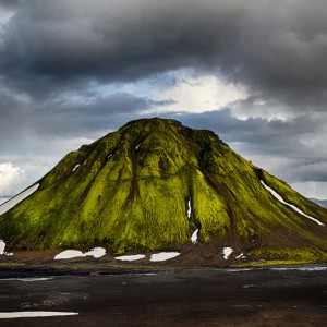 Dramatic view of Maelifell Iceland